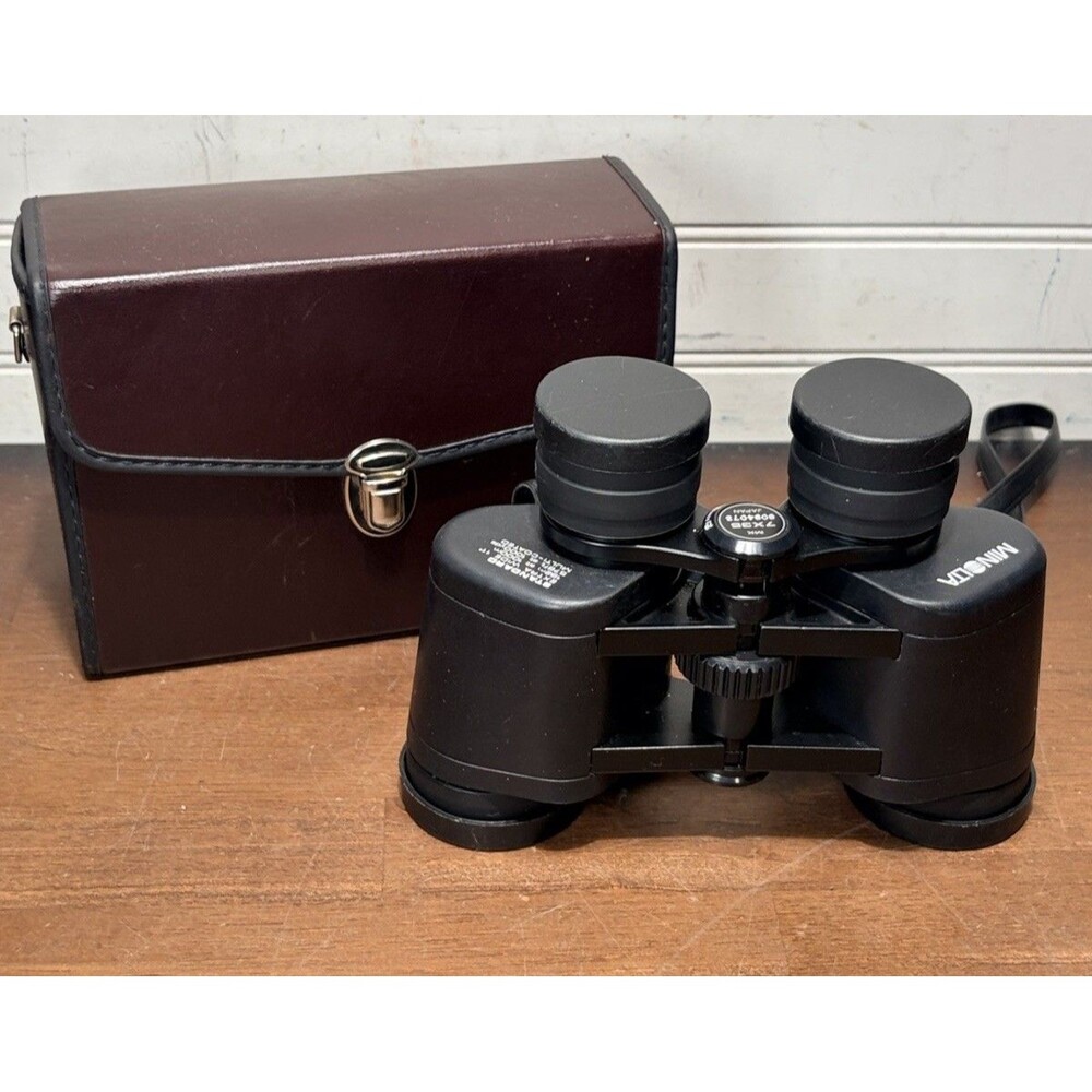 Minolta MK 7x35 Binoculars Extra Wide 11degree Japan Multi-Coated w/ Case